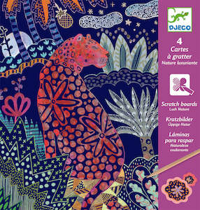 Djeco - Scratch Boards - Lush Nature