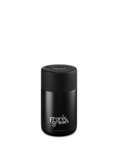 Frank Green: Frank Green Ceramic Reusable Cup - Black - 10oz/295ml