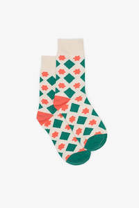 Antler Socks - Diamonds & Daisies