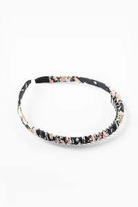 Antler: Antler Floral Headband - Black