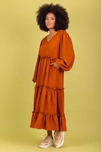 Dresses Skirts: Charlo by Augustine - Christine Maxi Dress Rust