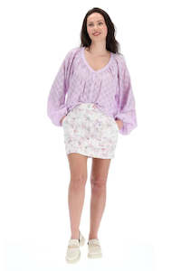 T Shirts And Shirts: Charlo by Augustine - Abigail Top Lilac
