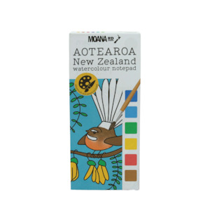 Colouring Sets Books: Moana Road - Watercolour Notepad - Flora & Fauna