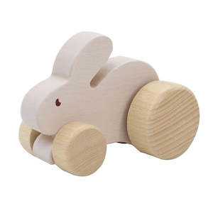 Toys: Wooden Bunny Car