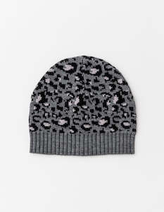 Gloves: Stella + Gemma Beanie - Grey Leopard
