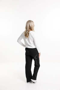 Pants: Homelee Avenue Pants - Black with Black X