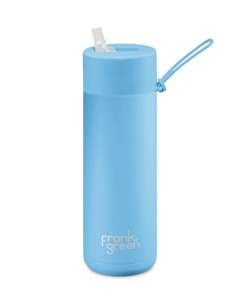 Frank Green Ceramic Reusable Bottle - Sky Blue - 20oz/595ml