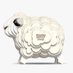 Eugy Sheep- 3D Cardboard Model Kit