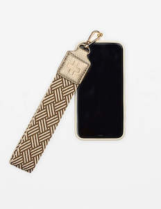 Stella + Gemma Phone Wrist Strap - Copper Weave