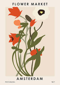 Except Furniture: Image Vault - Flower Market Amsterdam - Art Print
