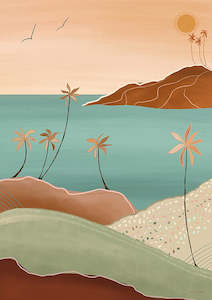 Image Vault - Coastal Sunrise - Art Print