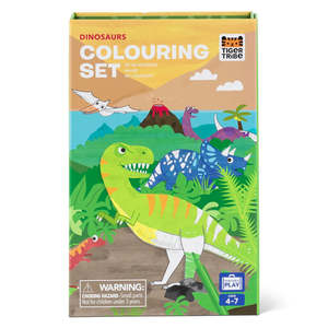 Tiger Tribe: Tiger Tribe - Dinosaur Colouring Set