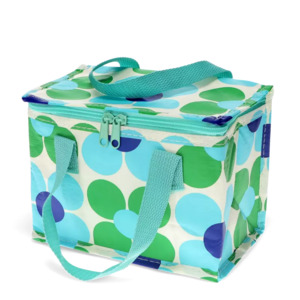 Rex London: Rex London Lunch Bag - Blue & Green Daisy