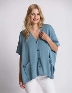 Stella + Gemma Elliot Cardigan - Duck Egg