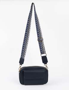 Bags And Wallets: Stella + Gemma Lisbon Camera Bag - Navy