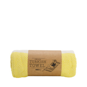 Accessories: Moana Road - Turkish Towel - Yellow