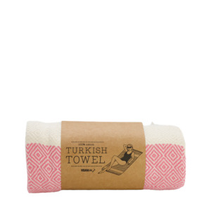 Accessories: Moana Road - Turkish Towel - Pink