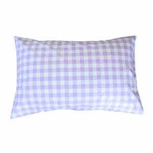 Patterson Rose - Fliss Lilac & White Gingham Pillowcase Pair