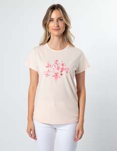T Shirts: Stella + Gemma T-Shirt - Blush Jolie Ruby Rose