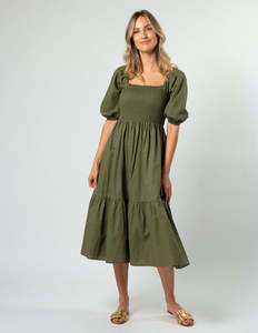 Dresses: Stella + Gemma Mikki Dress - Olive Grove