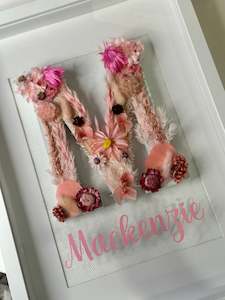 Products: Letter Flower Frames