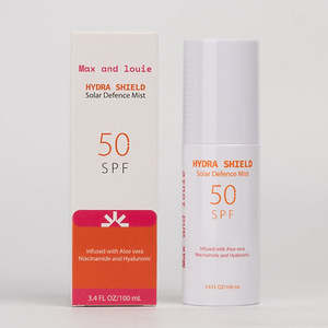 Max and louie - Hydra shield make up setting spray - SPF 50