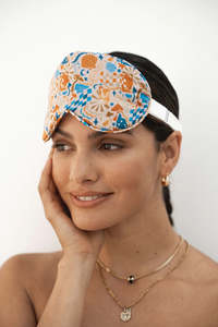 Louvelle: Louvelle Wear - CHLOE Eye Mask in Yacht Vibes