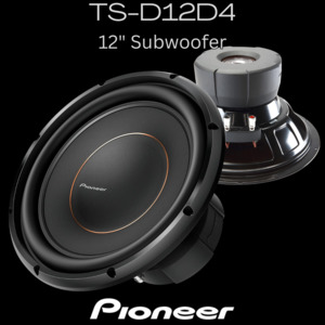Products: Pioneer TS-D12D4 12" subwoofer - Pioneer Car Audio Rapid Radio Auckland