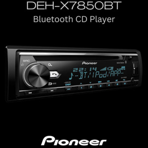 Products: Pioneer DEH-X7850BT CD Bluetooth stereo - Pioneer Car Audio Rapid Radio Auckland