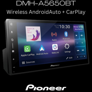 Products: Pioneer DMH-A5650BT wireless CarPlay/AndroidAuto - Pioneer Car Audio Rapid Radio Auckland