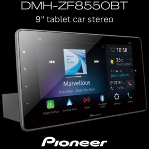 Pioneer DMH-ZF8550BT tablet CarPlay Android Auto stereo - Pioneer Car Audio Rapi&hellip;
