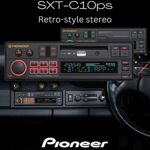 Products: Pioneer SXT-C10PS retro head unit - Pioneer Car Audio Rapid Radio Auckland