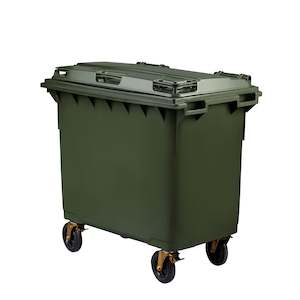 Wheelie Bins: MGB660 Plastic Wheelie Bin 660L
