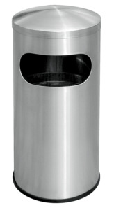 Stainless Steel Bins: Stainless Steel Dome Top Bin 40L - RB-AS-BOWL