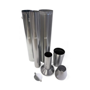 ECO Built-In Kit - Galvanised Liner Metro fires