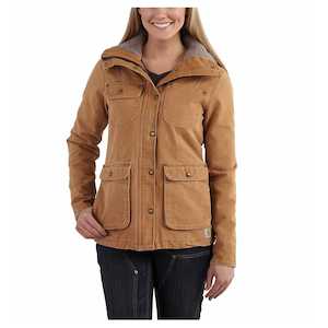 Coats And Jackets 1: Carhartt Women's 102247 Weathered Duck Wesley Coat
