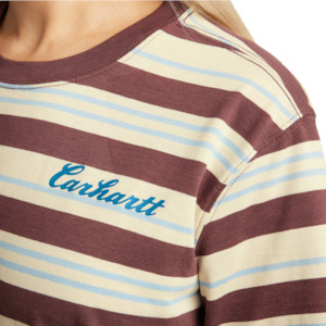Carhartt TK6908 Women's Tencel™ Loose Fit Striped T-Shirt