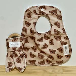 Little Luca Collective: Bib & Teether Set