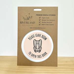 Riverland Collective: Please Leave Room Sticker