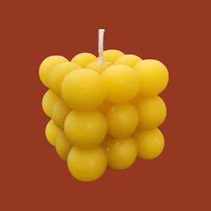 Candles: Pure Beeswax Bubble Candle