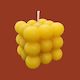 Pure Beeswax Bubble Candle