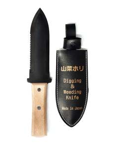Hori Hori Japanese Digging and Weeding Garden Knife, Carbon Steel (Gyokucho)