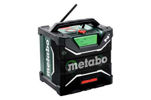 METABO 18V DIGITAL Worksite RADIO CHARGER WITH BONUS 4.2Ah BATTERY (METABO)