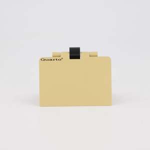 "The Quarto" super lightweight metal notepad "Cowboy" (Quarto)