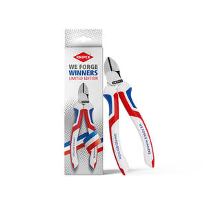 Piranhatools On Wheels Upcoming Tour: LIMITED EDITION WE FORGE WINNERS Diagonal Cutters Multi Component Grips 160mm (Knipex)