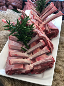 Products: Lamb Rack approx 400g piriesbutchery