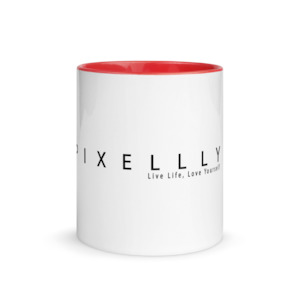 Pixellly Live Life, Love Yourself Mug