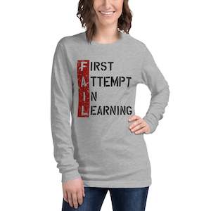 Women Long Sleeve Tees: Women’s FAIL Long Sleeve Tee