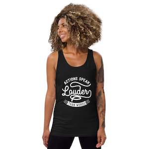 Women's Actions Speak Louder Than Words Tank Top