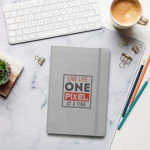 Stationery: Hardcover Journal - Live Life One Pixel At A Time